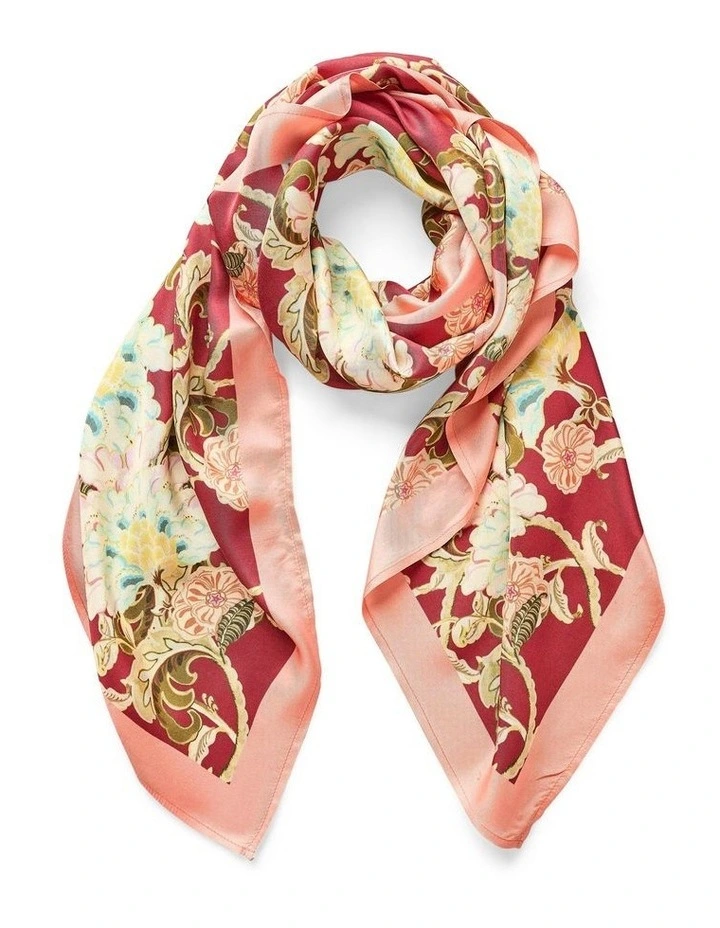 La Boheme Silk Scarf  in Multi image 1
