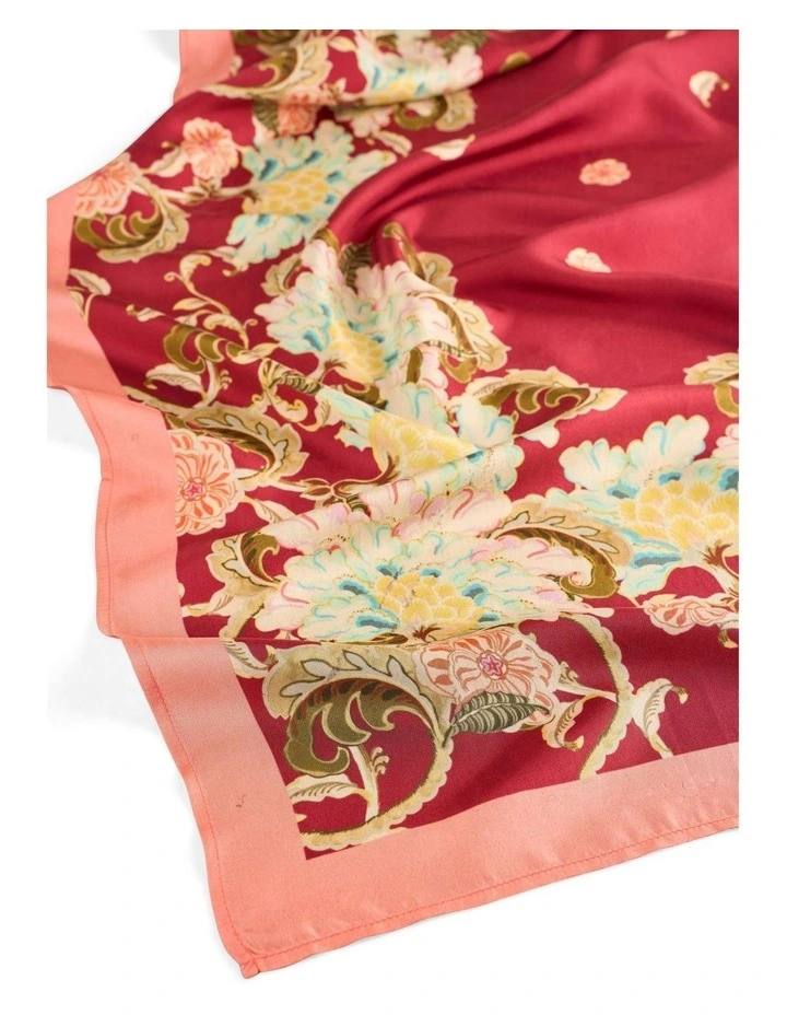 La Boheme Silk Scarf  in Multi image 2