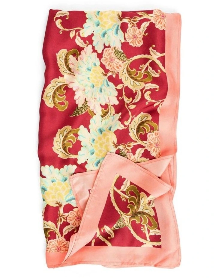 La Boheme Silk Scarf  in Multi image 3