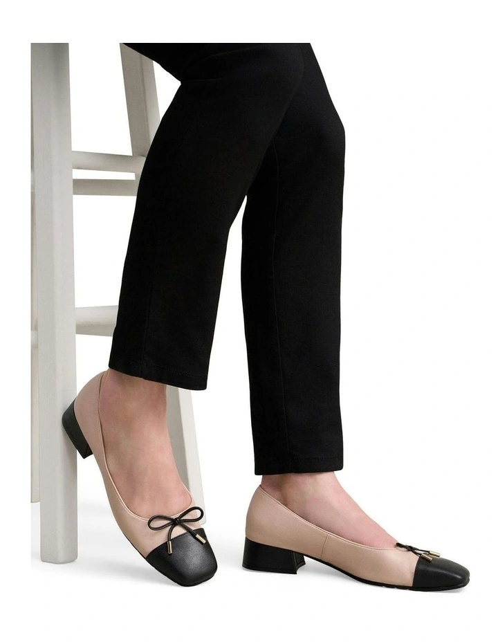 Joelle Two Tone Ballet in Nude image 2