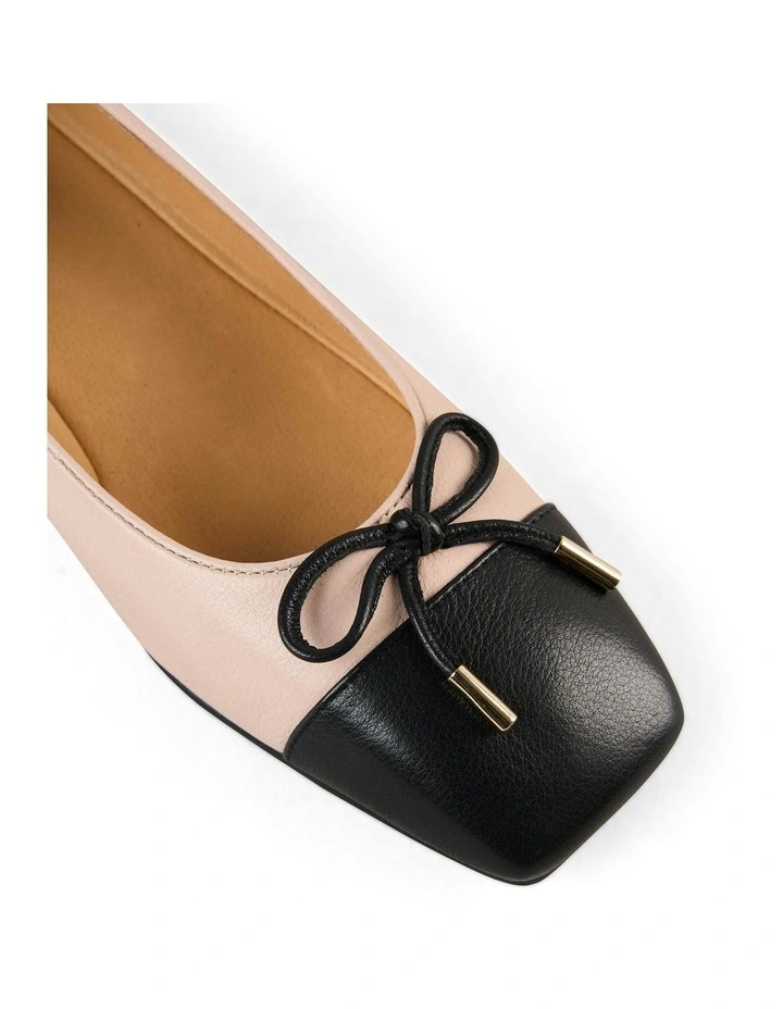 Joelle Two Tone Ballet in Nude image 4