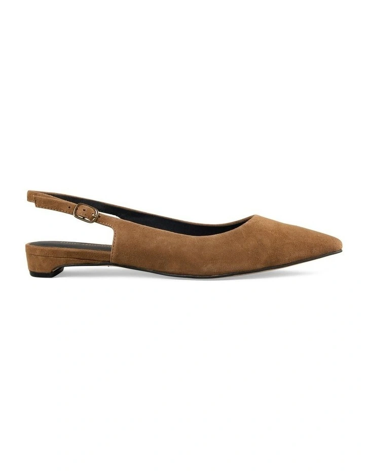 Agnes Slingback Shoe in Tobacco image 1