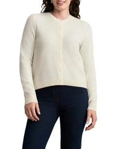 Classic Cardigan in Cream