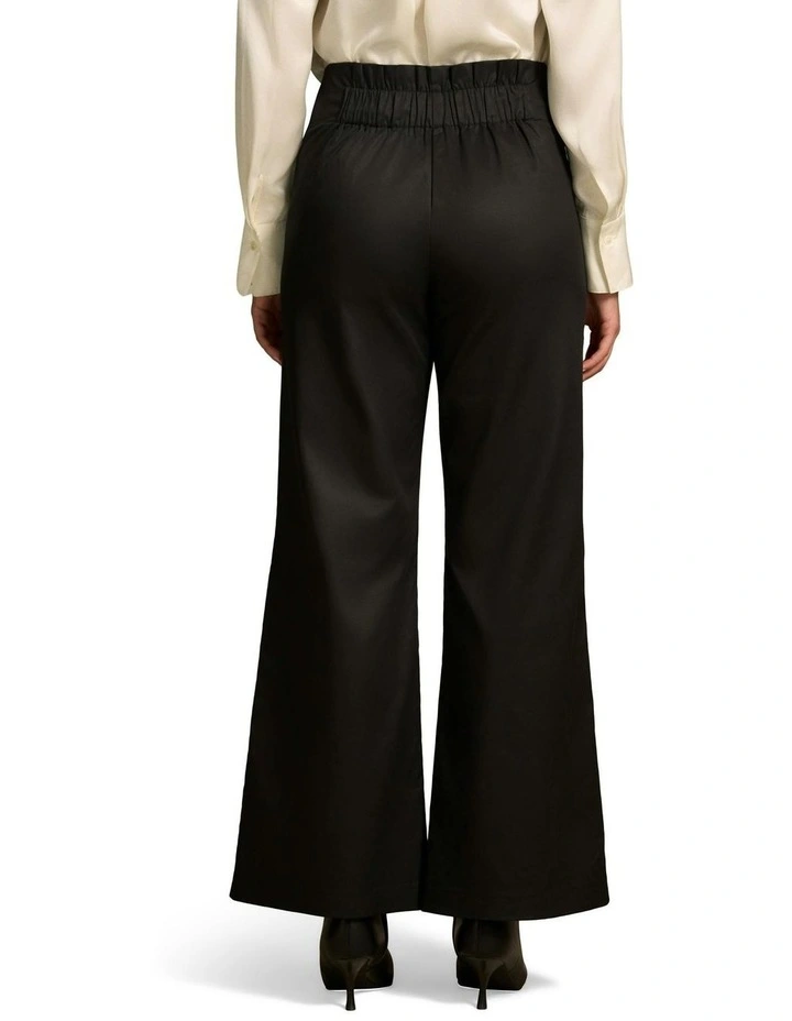 High Waisted Bootleg Pant in Black image 2