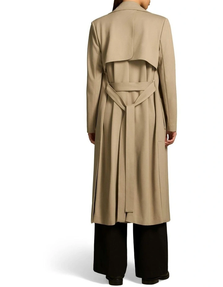 Ponte Trench Coat in Classic Tan image 2
