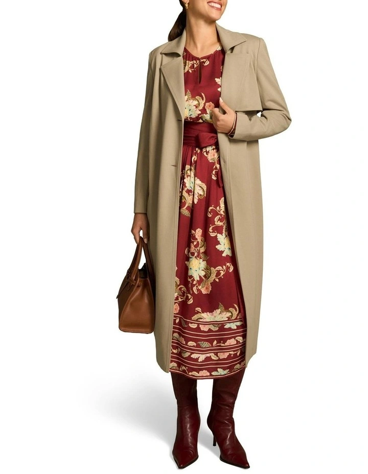 Ponte Trench Coat in Classic Tan image 7