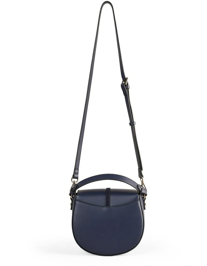 Spliced Cross Body Bag in Navy image 3