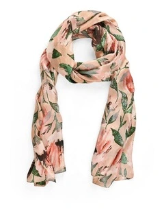 Feminine Floral Scarf in Multi