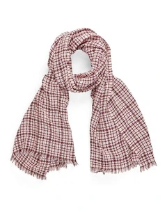 Textured Weave Scarf in Multi