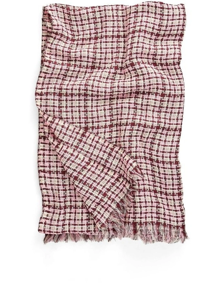 Textured Weave Scarf in Multi image 3