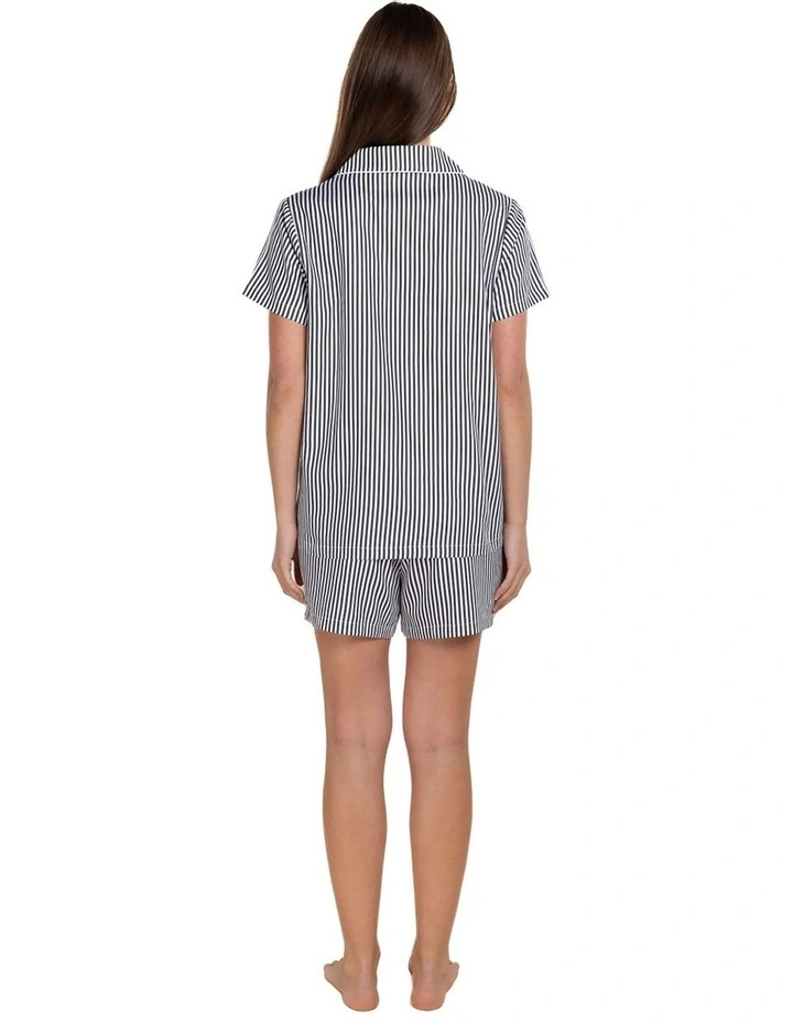 Camilla Cotton Short Pyjama Set in Two Tone image 2
