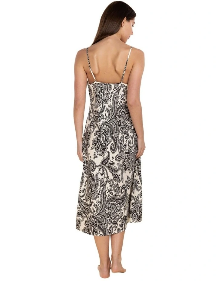 Caroline Cotton Sateen Chemise in Cream image 2