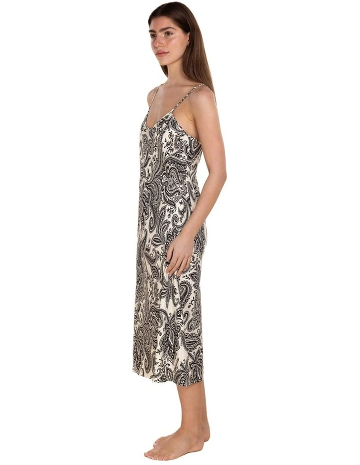 Caroline Cotton Sateen Chemise in Cream image 3