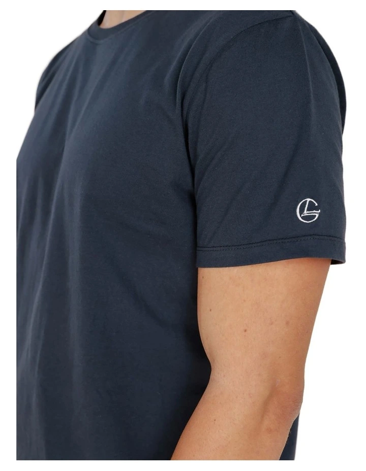 Noah Cotton Short Pyjama Set in Blue image 5