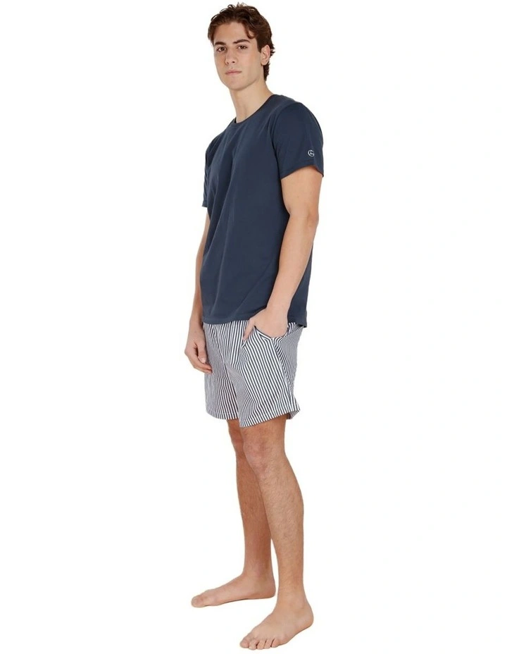 Noah Cotton Short Pyjama Set in Two Tone image 2