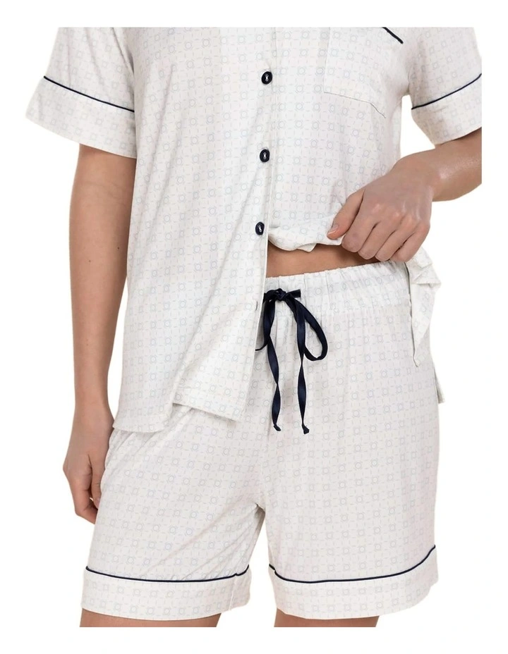 Penelope Bamboo Short Set in Blue image 5