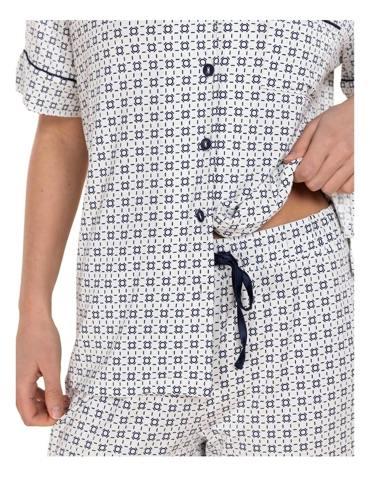 Penelope Bamboo Short Set in Navy image 5