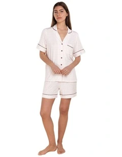 Penelope Bamboo Short Set in Pink