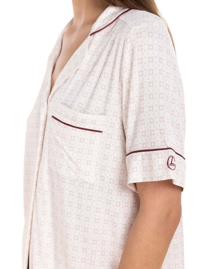 Penelope Bamboo Short Set in Pink image 5