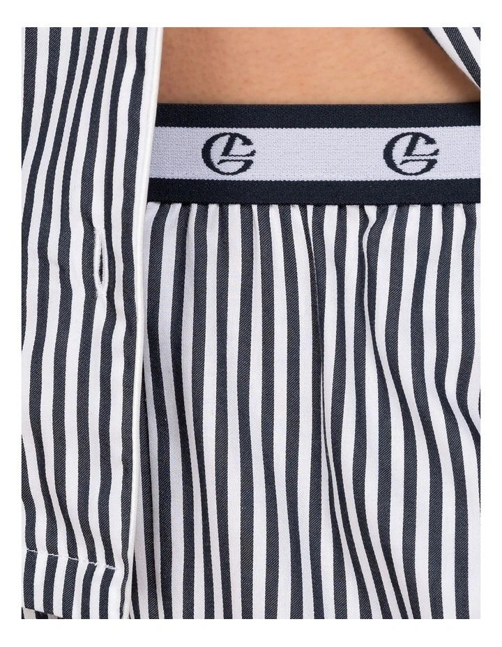 Susanna Cotton Long Pyjama Set in Two Tone image 4