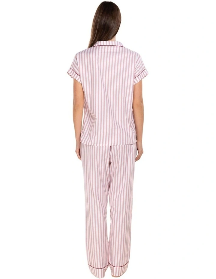 Winona Cotton Long Pyjama Set in Two Tone image 2