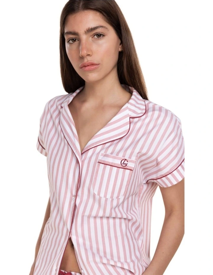 Winona Cotton Long Pyjama Set in Two Tone image 4