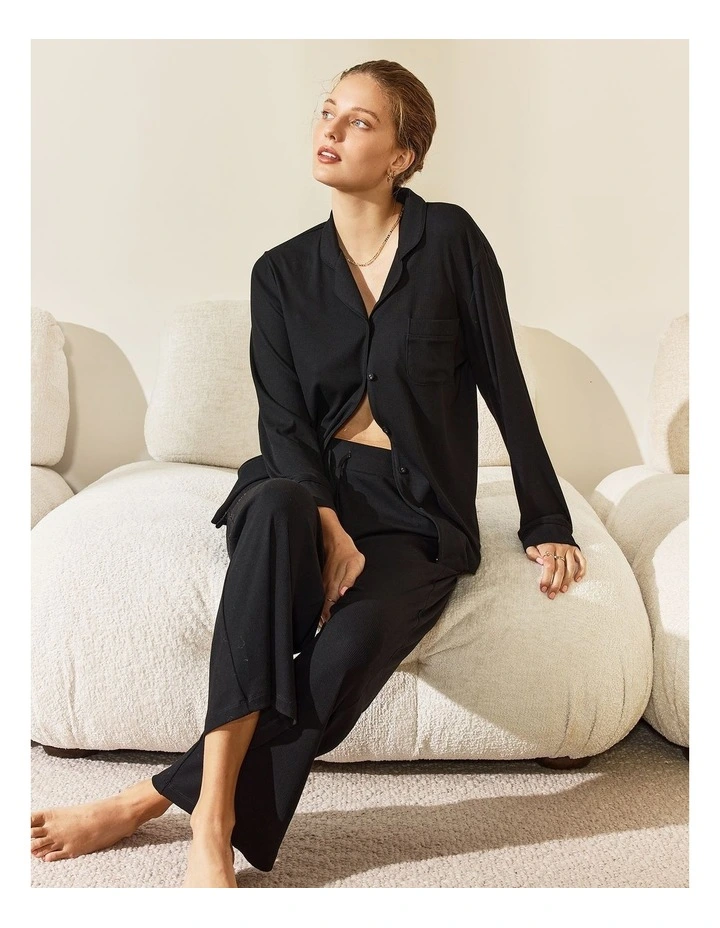 Emilia Ribbed Lounge PJ set image 5