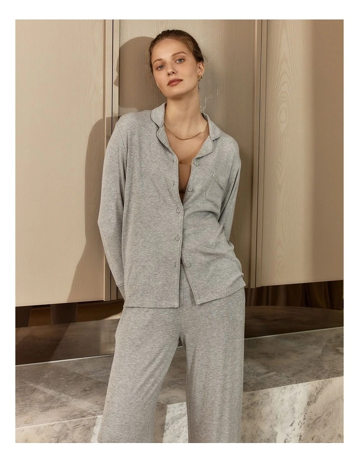 Emilia Ribbed Lounge PJ set image 5