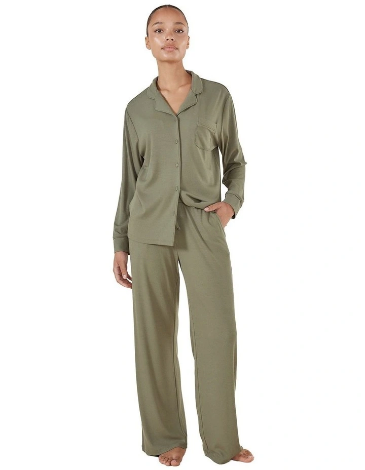 Emilia Ribbed Lounge PJ set image 1