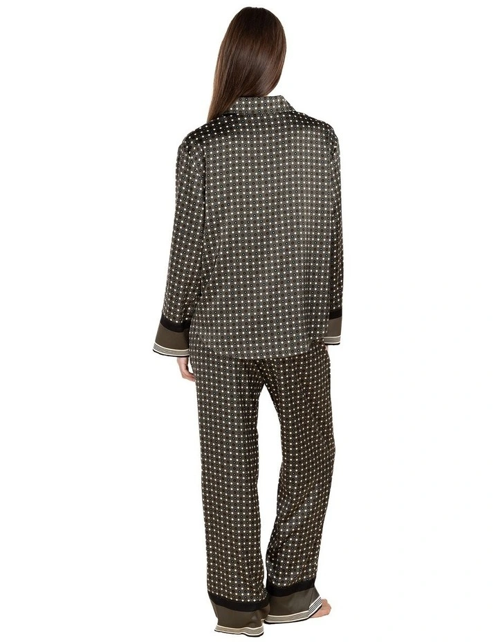 Scarlett Printed Silky Satin PJ Set image 2