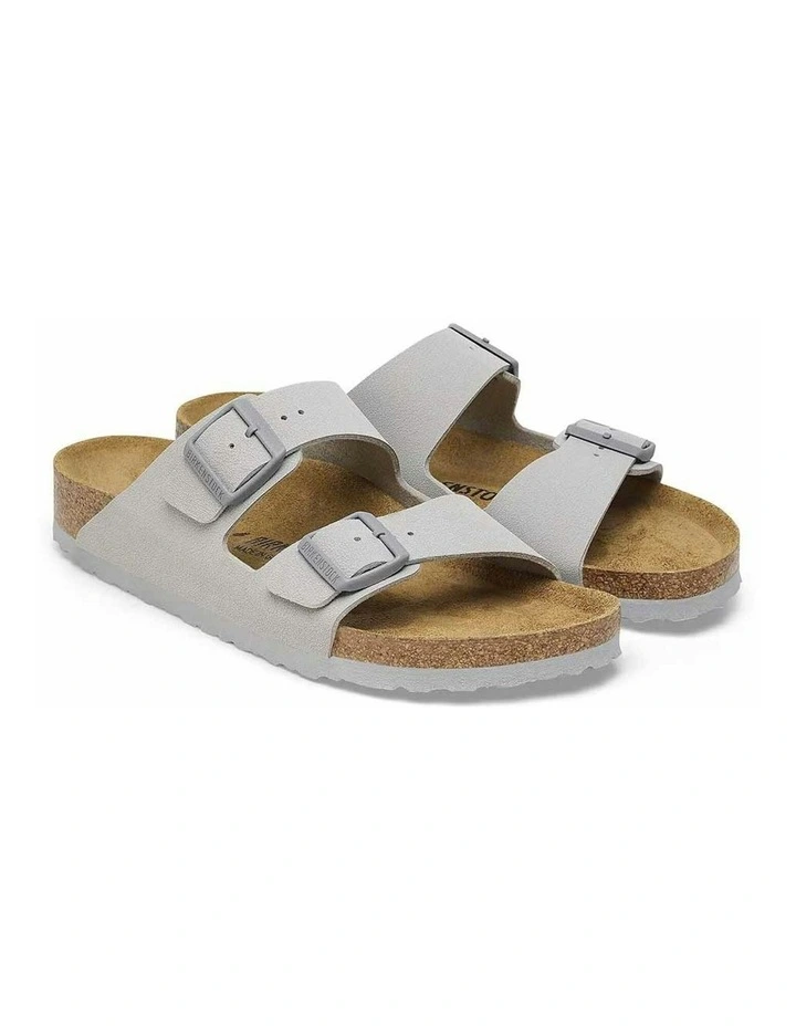 Regular Arizona Birko Flor Sandals in Stone Coin image 3