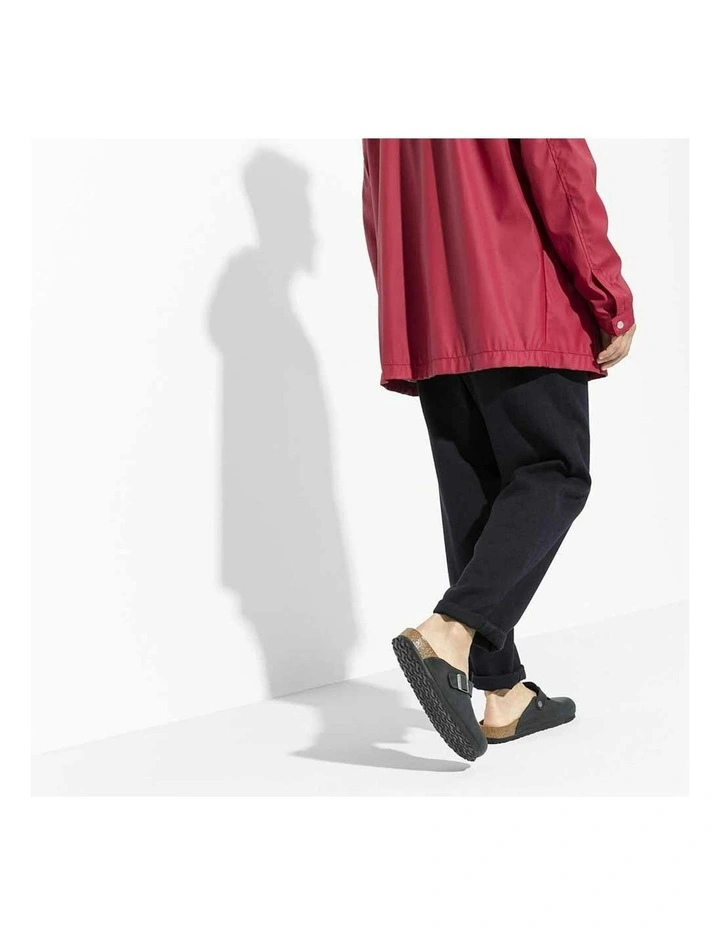 Boston Oiled Leather Clogs  Regular in in Black image 6