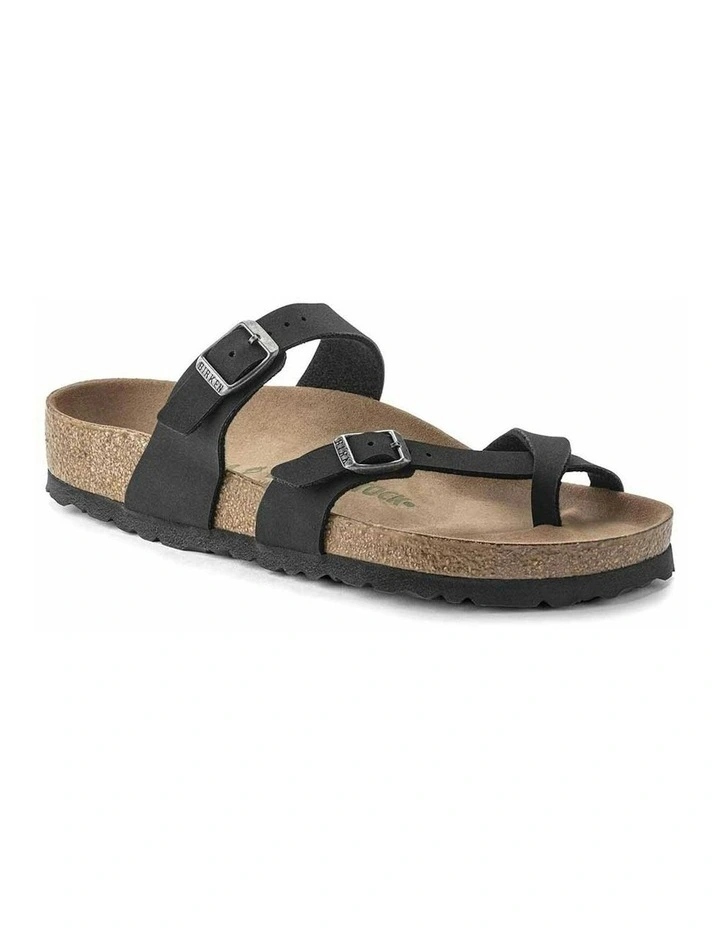 Mayari BirkiBuc Vegan Sandals Narrow in Black image 3