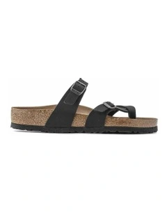 Mayari BirkiBuc Vegan Sandals Regular in Black