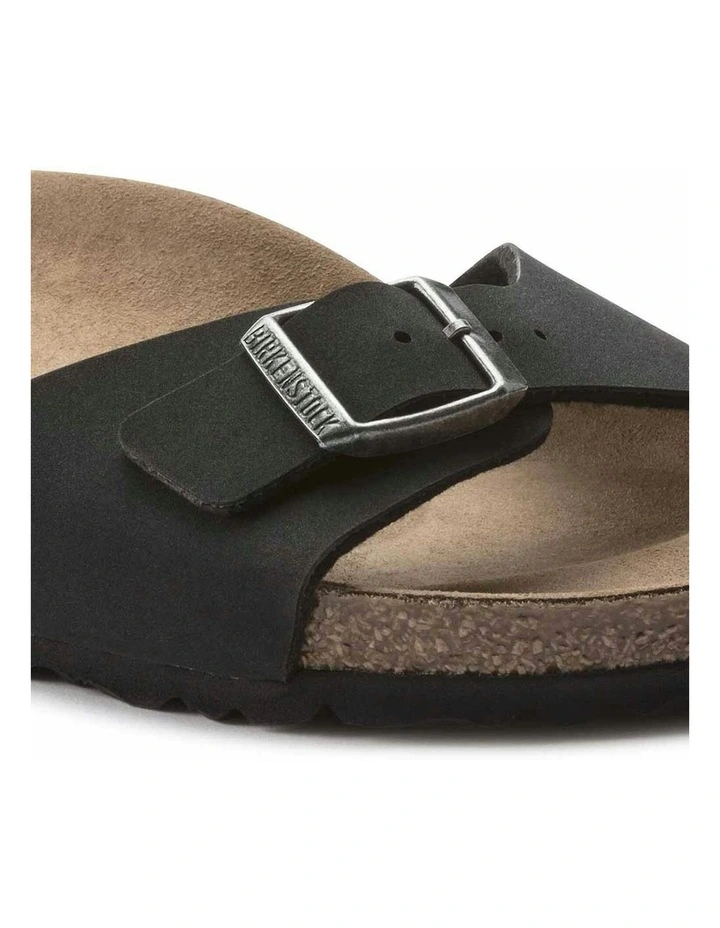 Madrid BirkiBuc Vegan Sandals in Black image 5