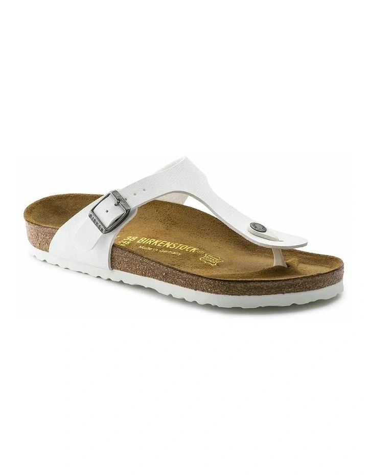 Gizeh BirkoFlor Sandals Regular in White image 2