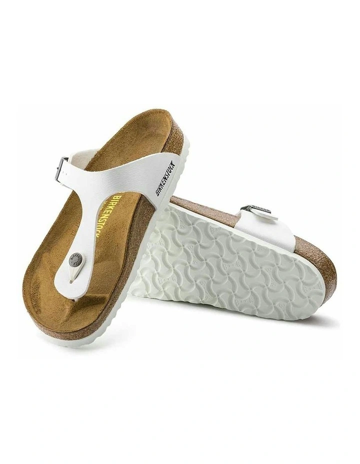 Gizeh BirkoFlor Sandals Regular in White image 4