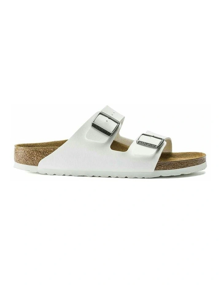 Arizona Birko-Flor Sandals in White image 1