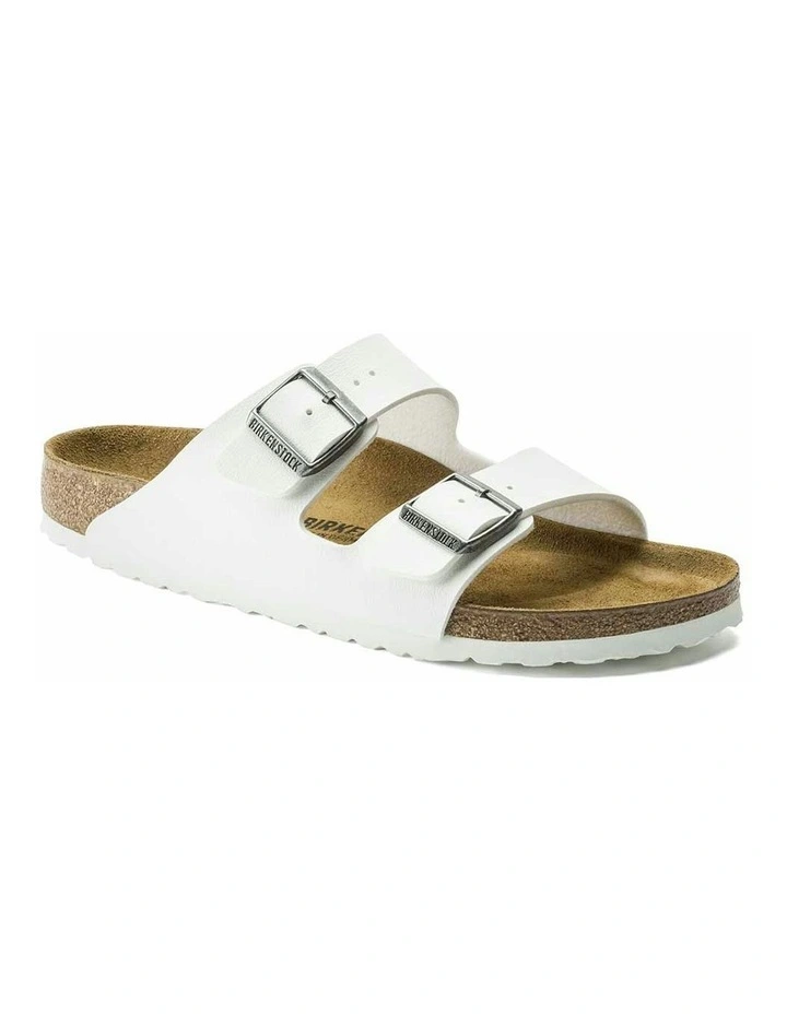 Arizona Birko-Flor Sandals in White image 2