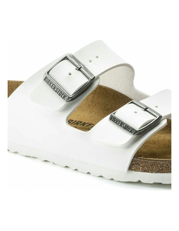 Arizona Birko-Flor Sandals in White image 6