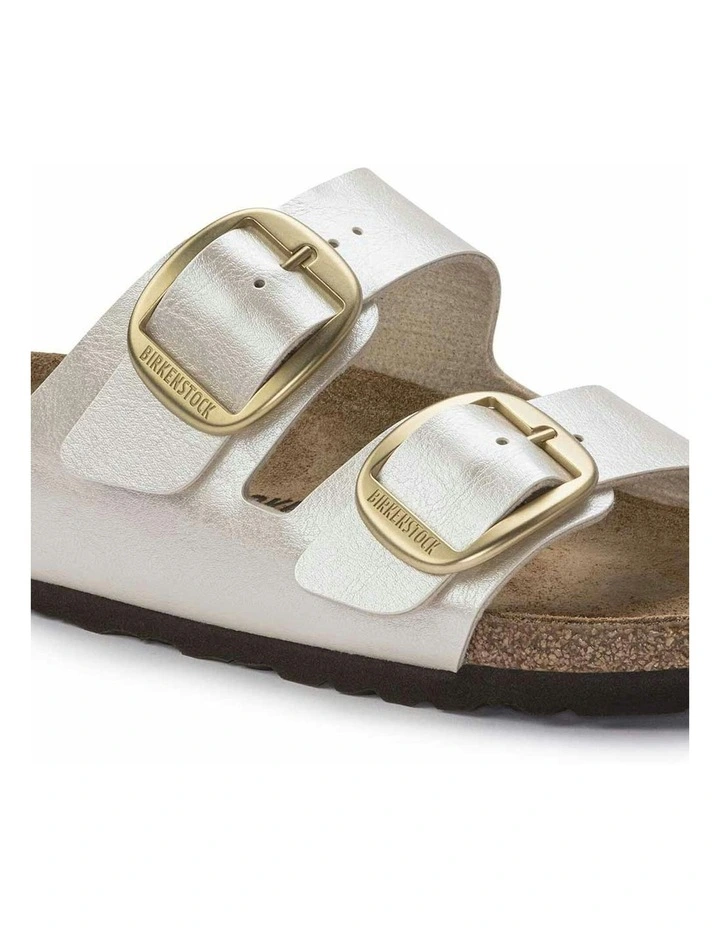 Arizona Big Buckle Birko-Flor Sandals in Graceful Pearl White image 7