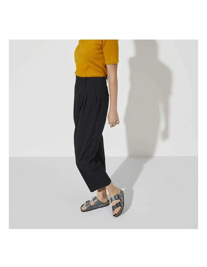 Birkenstock Arizona Vegan Sandals in Black Iridescent image 7