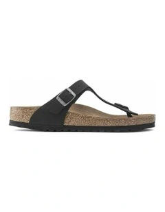 Gizeh Vegan Sandals in Black
