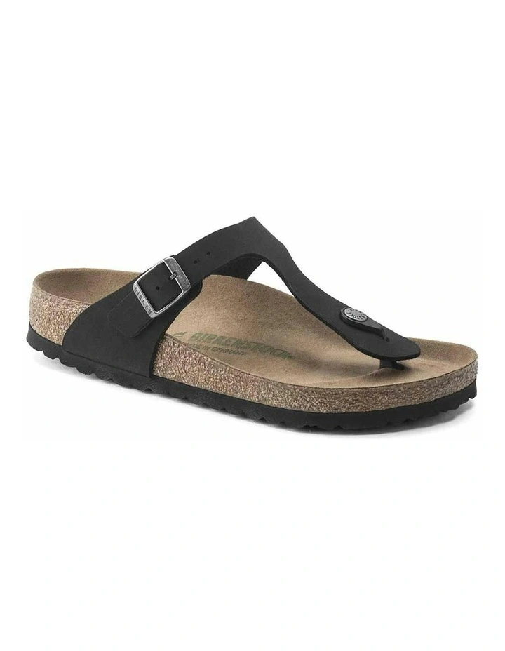Gizeh Vegan Sandals in Black image 2