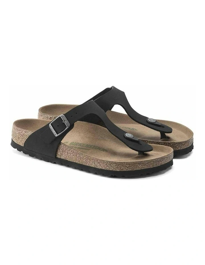 Gizeh Vegan Sandals in Black image 3