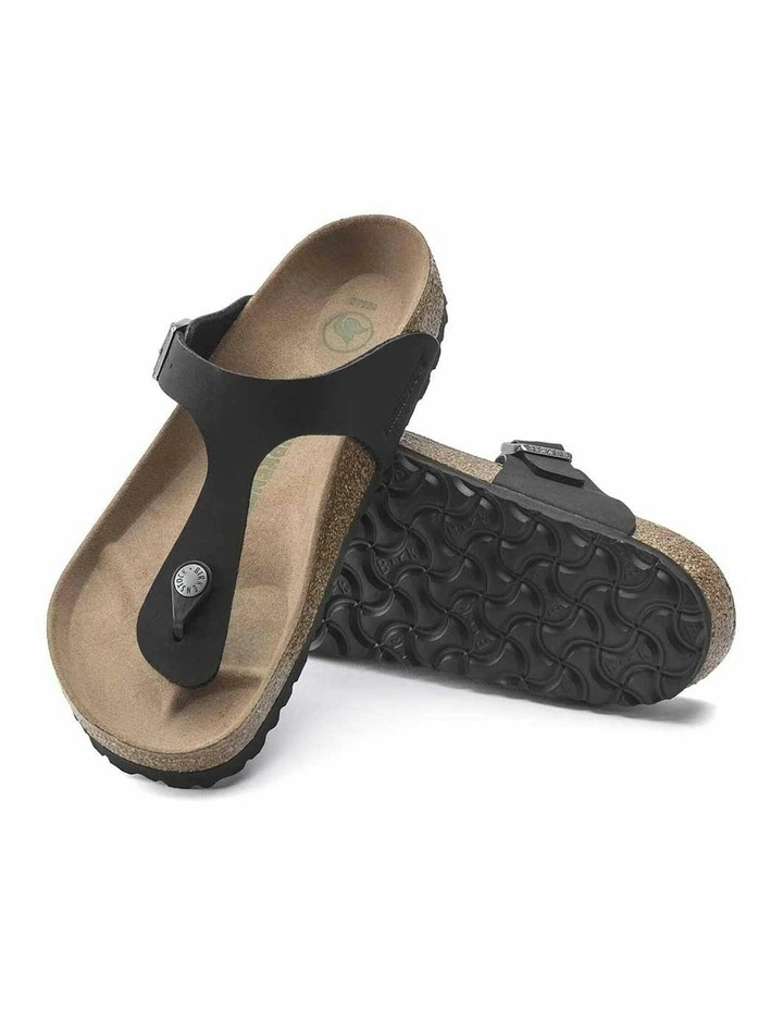 Gizeh Vegan Sandals in Black image 5