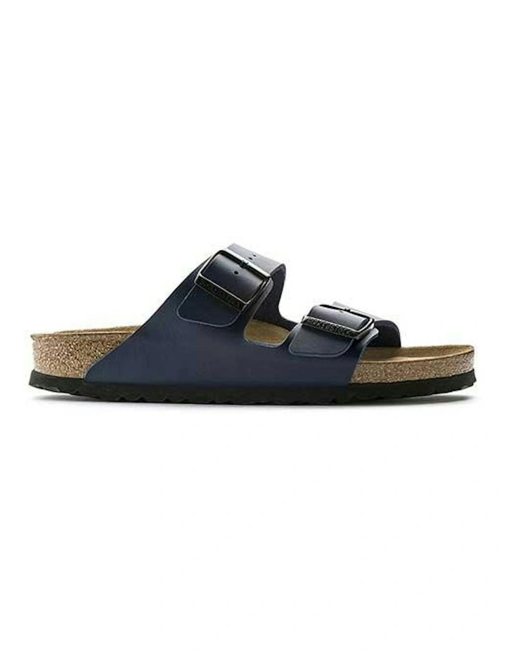 Arizona Birko-Flor Soft Footbed Narrow Sandals in Navy image 1
