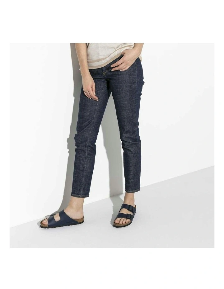 Arizona Birko-Flor Soft Footbed Narrow Sandals in Navy image 6