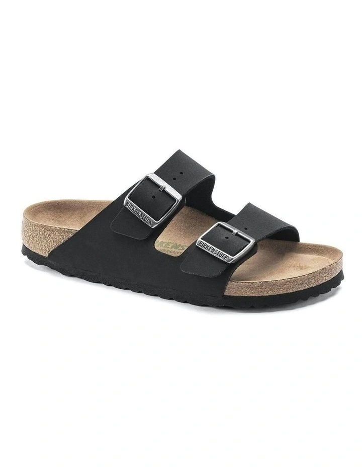 Arizona BirkiBuc Vegan Sandals in Black image 2