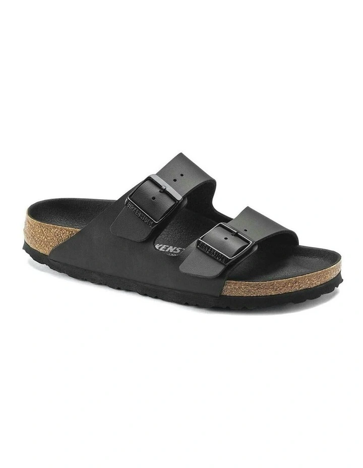 Birkenstock Arizona Semi Exquisite Birko-Flor Sandals - Narrow - Triple Black image 3